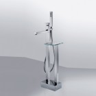 Colonna rubinetteria a pavimento
